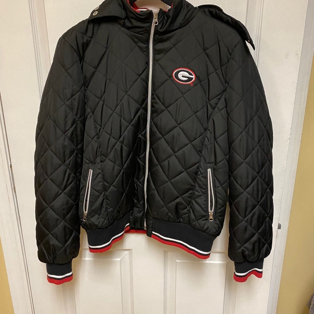 🆕G-111 Sports GA bulldogs full zip jacket/hoodie